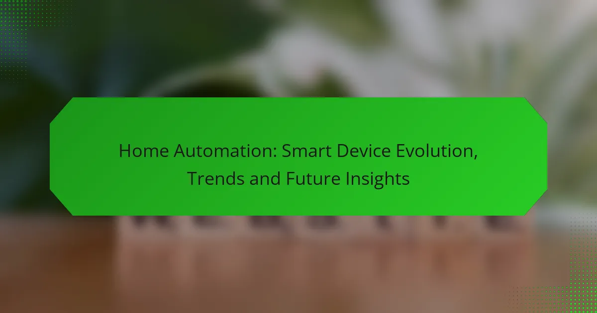 Domotique : Évolution des appareils intelligents, tendances et perspectives futures